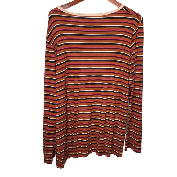 Jackson Rowe Knotty Striped Long Sleeve Shirt Size Large - Picture 2 of 10